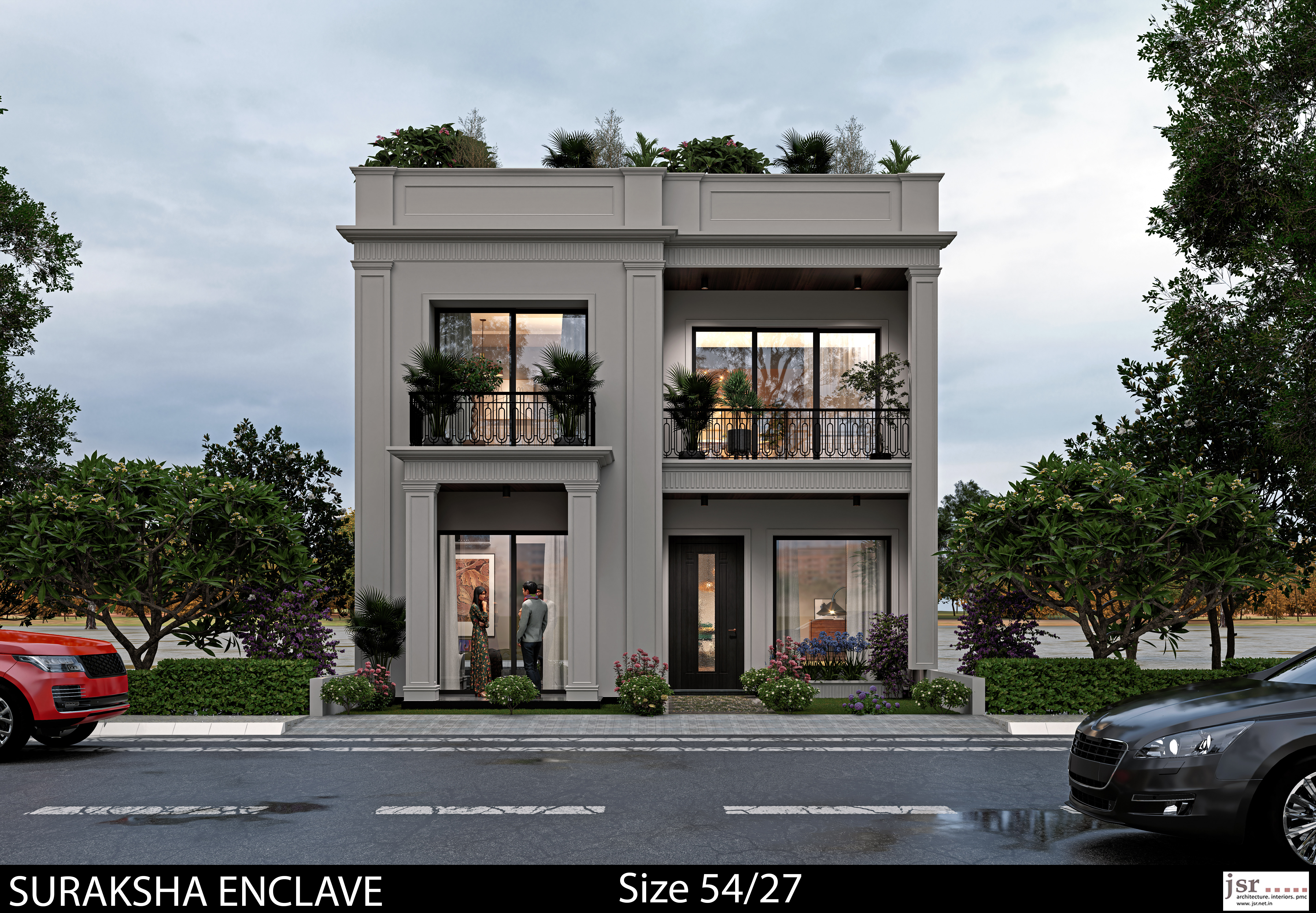 Suraksha Enclave animated render 2
